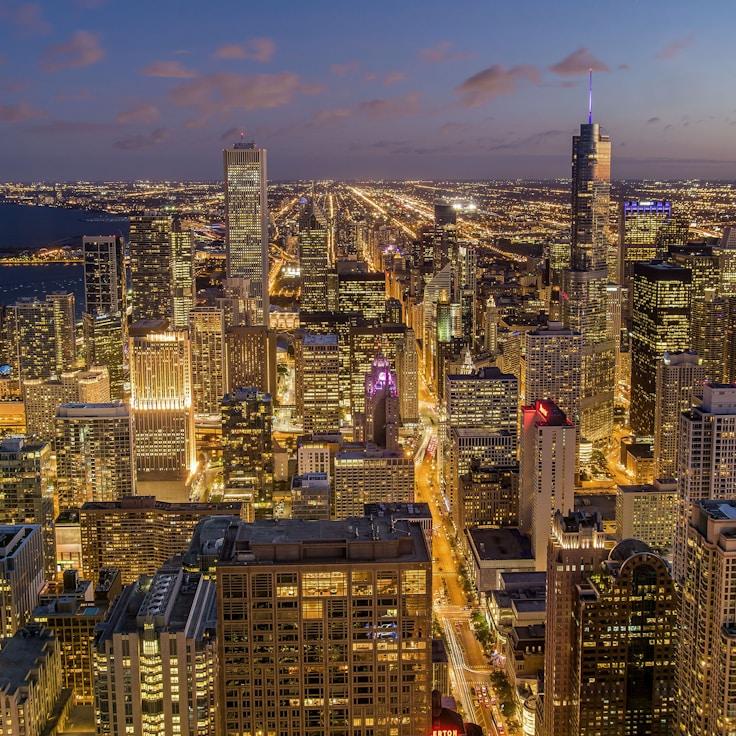 Sunset outdoors in United States